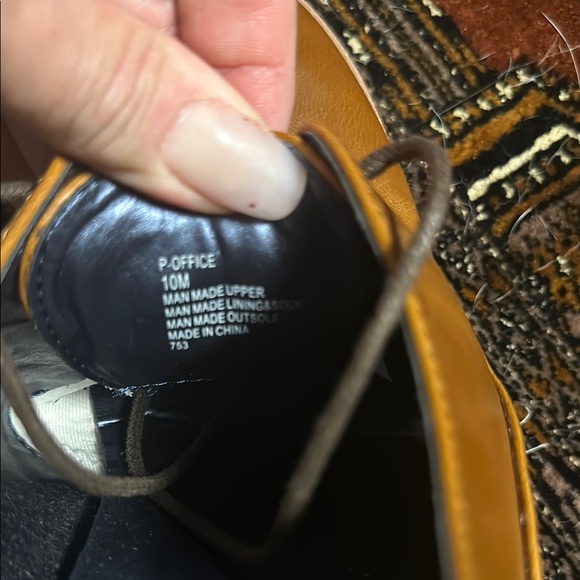 Steve Madden Brown Leather Men's Shoes - Picture 2 of 6